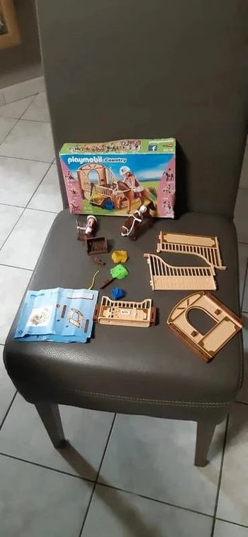 Playmobil country - cheval shagya et cavalière- n°5518