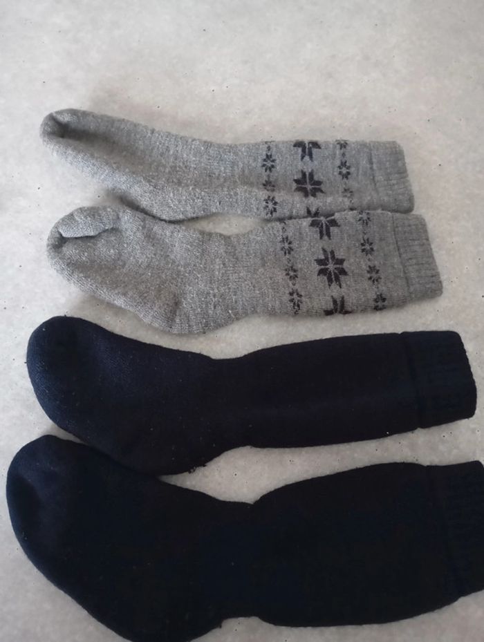 Lot chaussettes ski 27-30 garçon