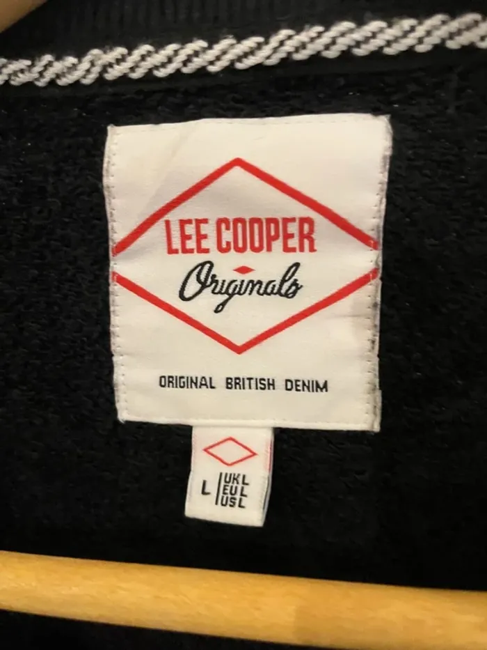 Crewneck black yellow Lee Cooper size L - photo numéro 5