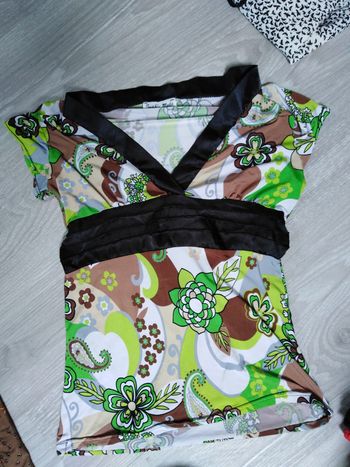 Maillot fluide tropical