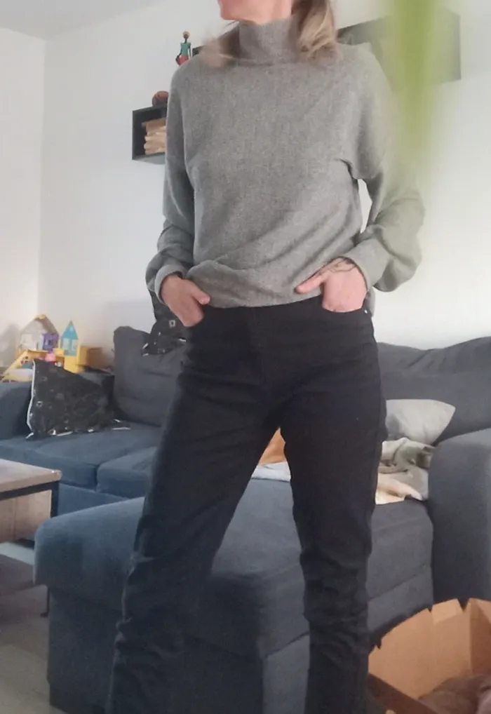 Pantalon noir skinny T38/40 - photo numéro 8