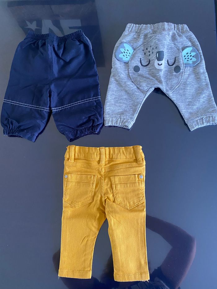 Pantalons en 3 mois