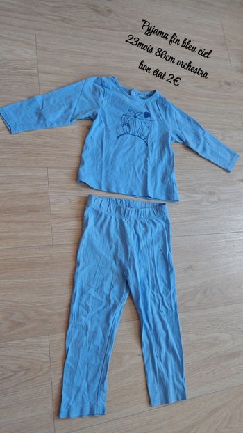 Pyjama fin 23mois 86cm orchestra 