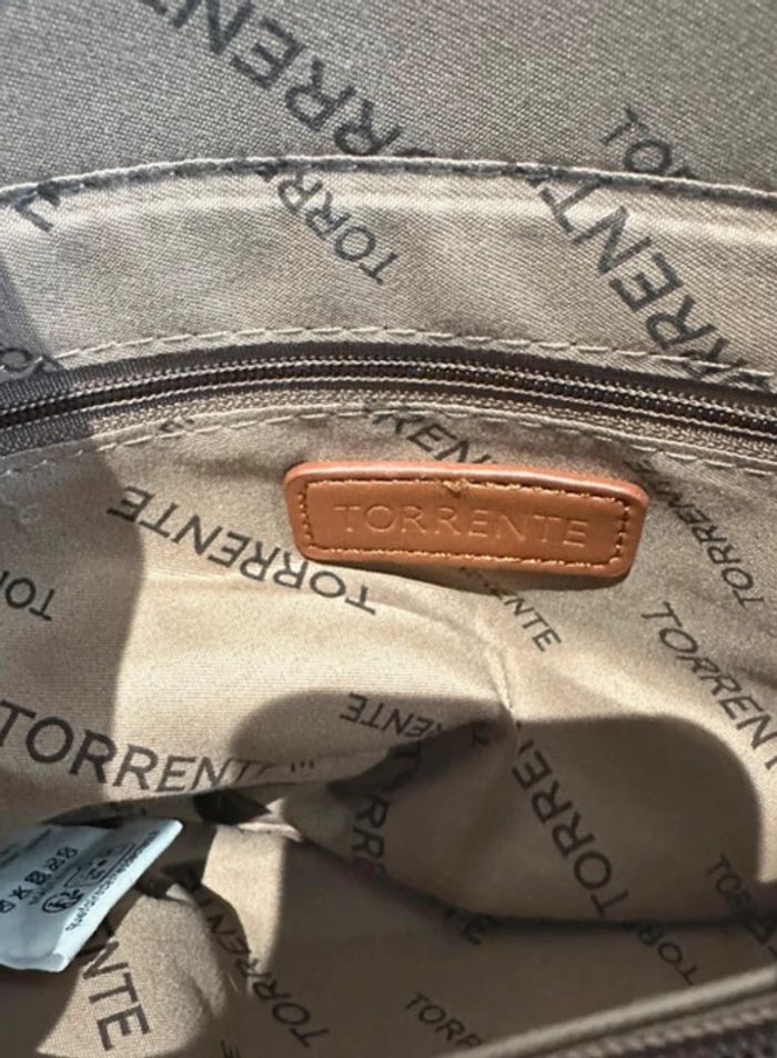 Sac à main bandoulière marron Torrente - photo numéro 7