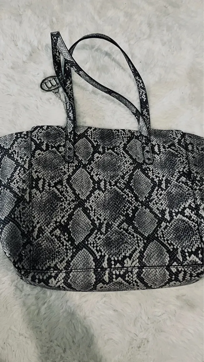 Sac python manoukian avec sa pochette