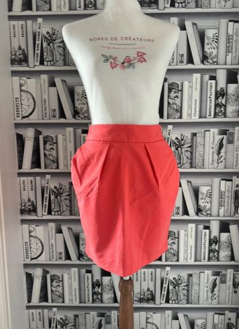 Mini jupe corail Zara femme S ou 36
