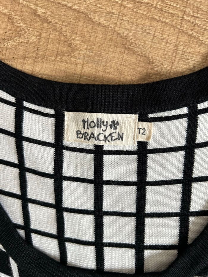 Robe noire et blanche sans manches Molly Bracken taille 2 TBE - photo numéro 9