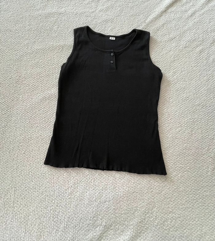 Débardeur noir fille 146-152 cm