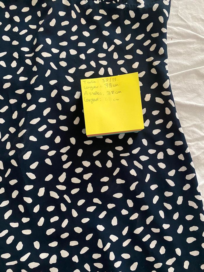 Robe courte SHEIN – Taille 38 – Motif pois abstraits 🌿 - photo numéro 2