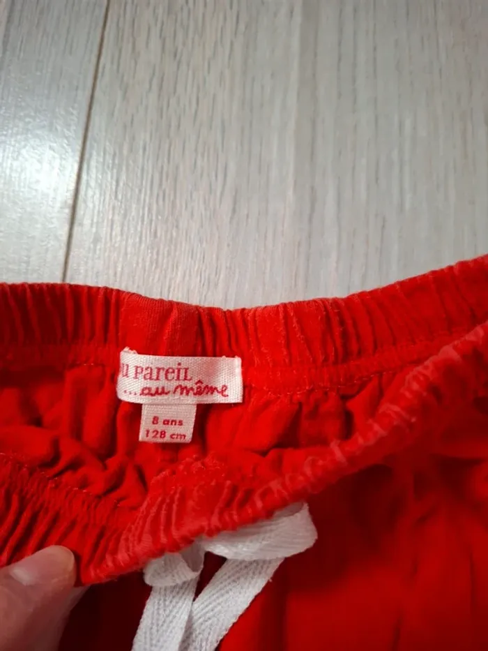 Pyjama surf Hawaï DPAM 8 ans blanc rouge - photo numéro 7