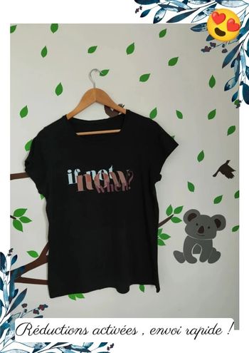 T-shirt femme "if not now when?"