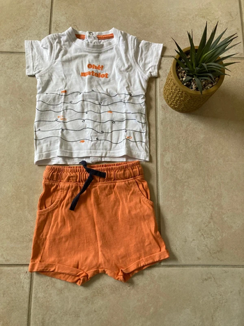 Ensemble garçon taille 6 mois