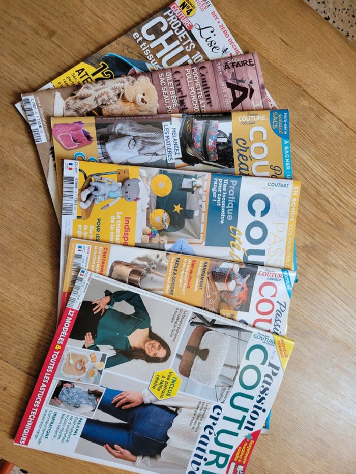 Lot de magazines couture