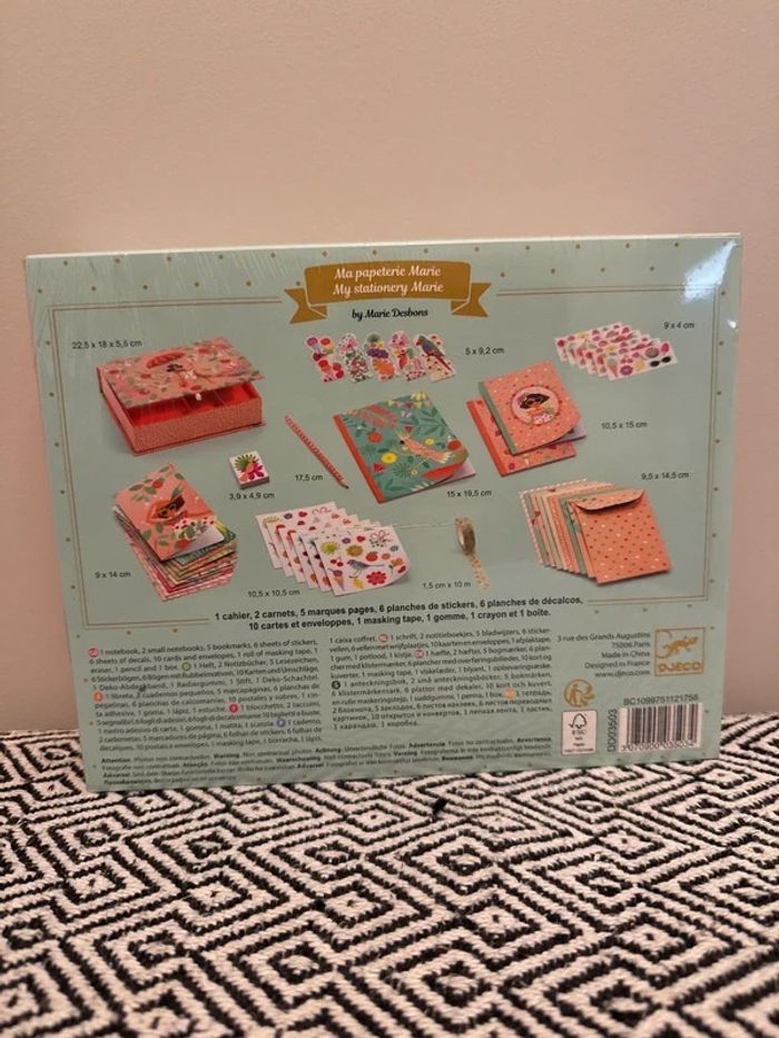 DJECO - Coffret créatif - Ma papeterie Marie" - photo numéro 2