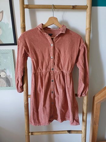 Robe velour vieux rose Kiabi