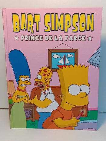Livre Bande dessinée les Simpson Bart prince de la farce