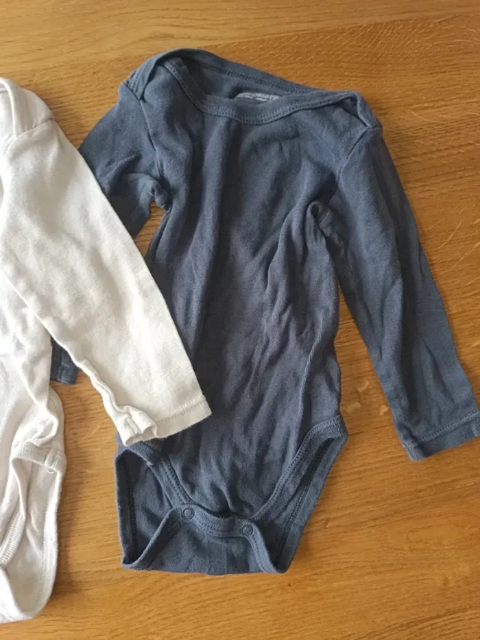 Lot de 3 bodys manches longues - photo numéro 2