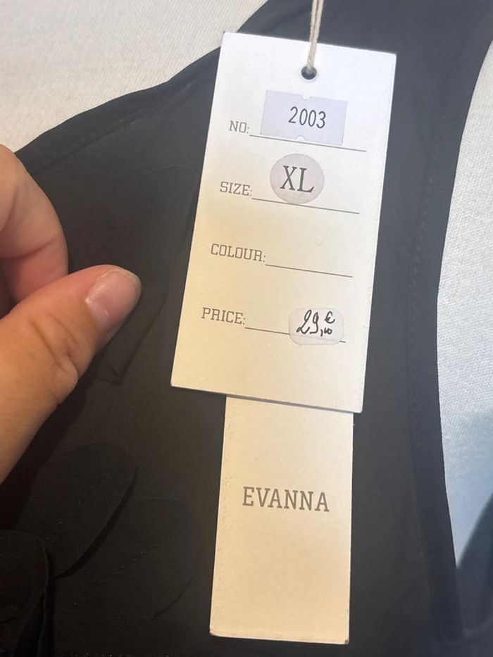 Blouse transparente taille 42 marque Evanna neuve avec étiquette - photo numéro 4