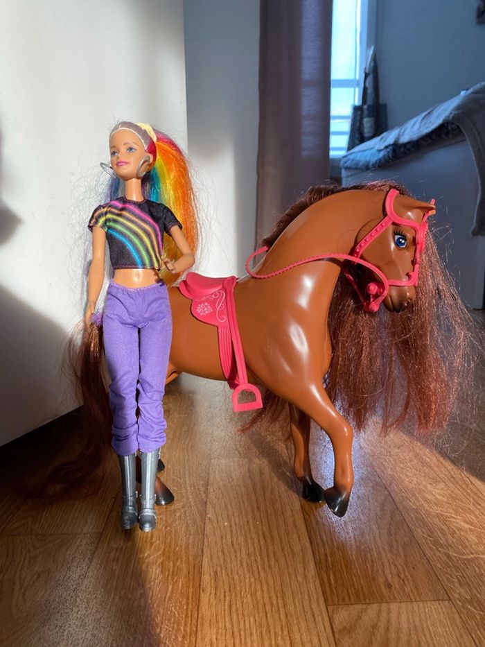 Barbie et son cheval