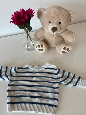 Pull marinière 3 mois TEX