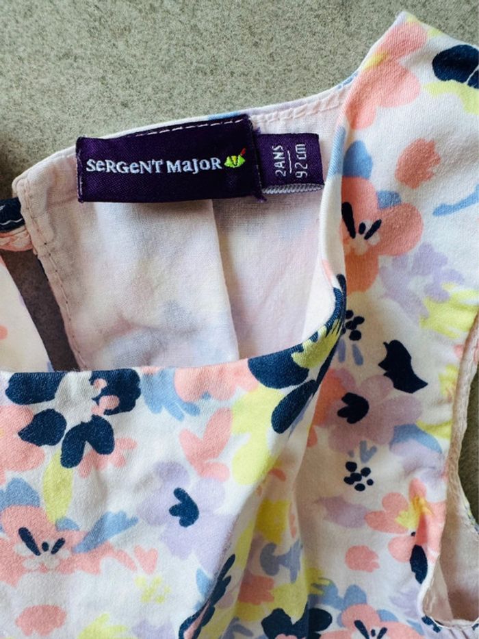 Robe à fleurs 2 ans Verbaudet rose - photo numéro 4