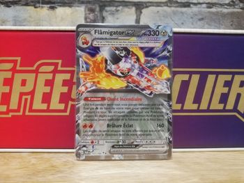 Carte Pokemon Flamigator EX Teracristal Faille Paradoxe