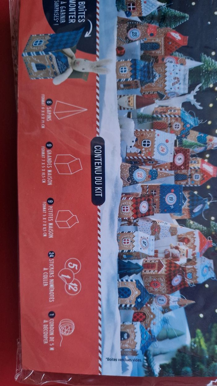 Calendrier de l'avent à garnir - photo numéro 3