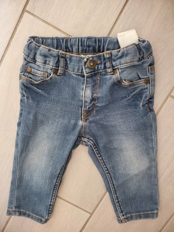 Jeans slim h&m 2%elastane garçon 6mois