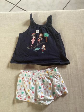 Pyjama 2 pièces pour l’été