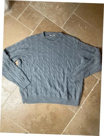 Pull vintage torsadée taille xxxl