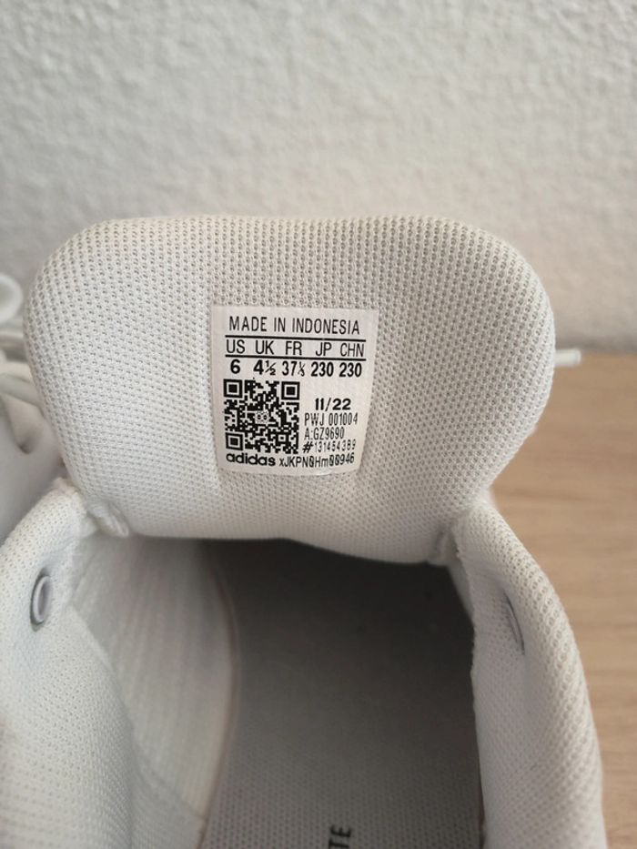 Sneakers baskets femme fille Adidas Court Silk 37 1/3 - photo numéro 6