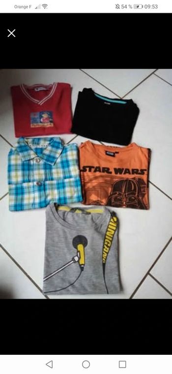 Lot 4A garçon été (T-shirt manche courte + chemise manche courte)