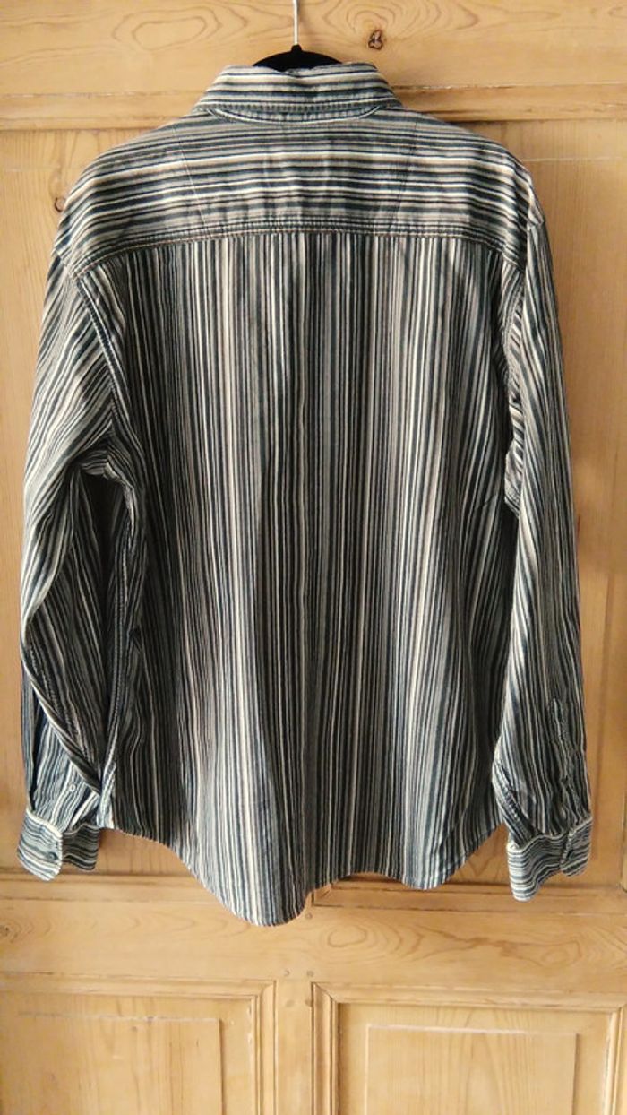 Chemise velours côtelé grise CANDA collection C&A - photo numéro 2
