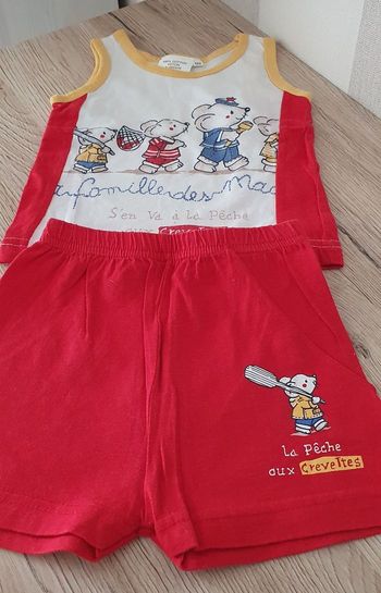 6 mois ensemble garçon