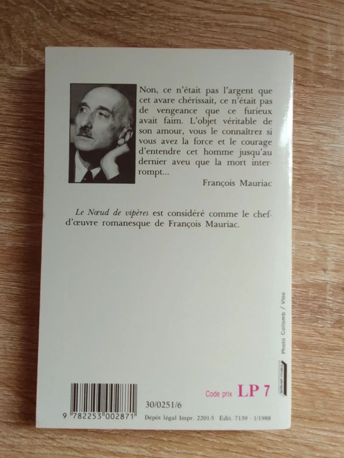 François Mauriac - Le nœud des vipères - photo numéro 2