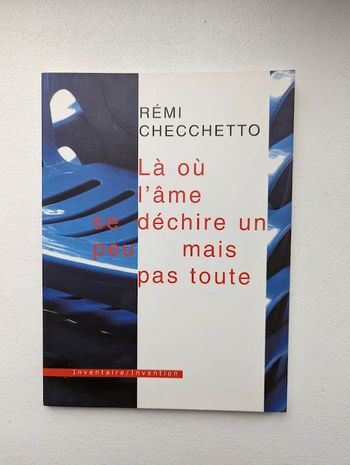 Là où l'âme se déchire un peu mais pas toute - Rémi Checchetto