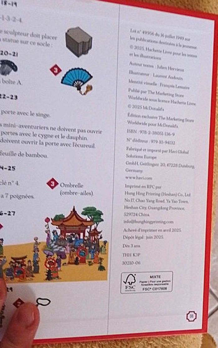 Hachette jeunesse la cite interdite - Escape book - photo numéro 4