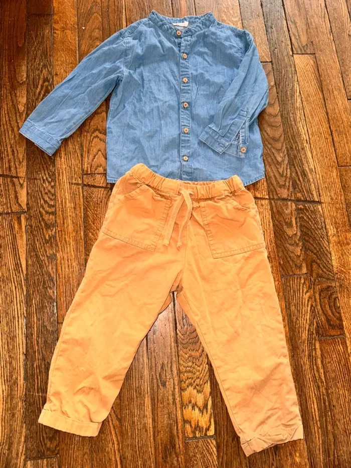Chemise et pantalon Bout’chou  24 mois