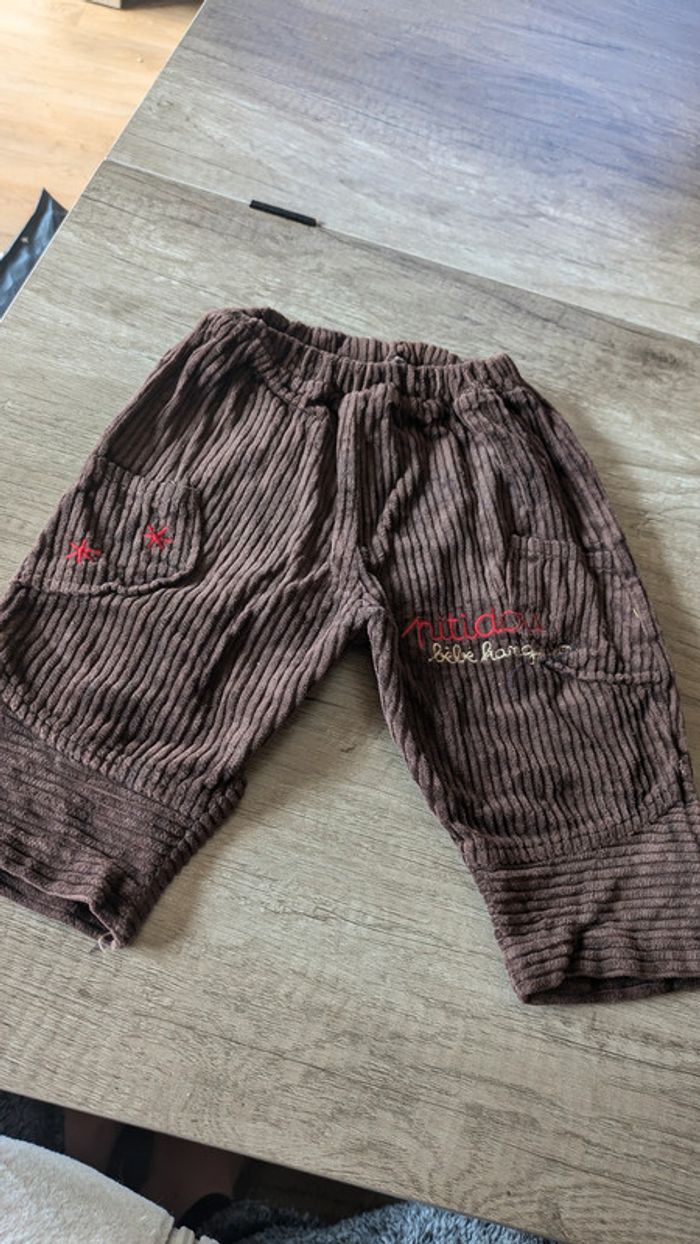 Pantalon épais velours