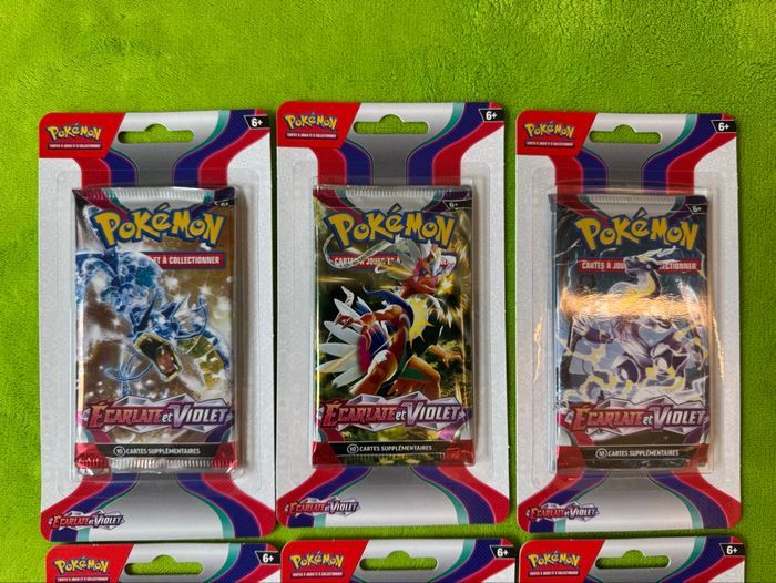 Lot de 6 Blisters Boosters Pokémon EV01 Neuf et Scellé - photo numéro 3