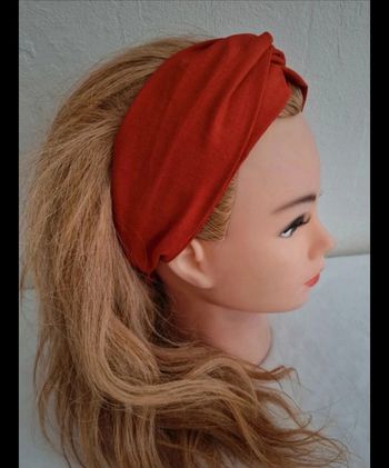Bandeau croisé terracotta