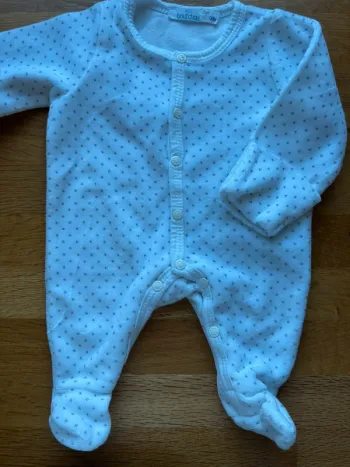 Pyjama velours Bout’chou naissance mixte