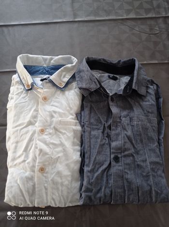 Lot de 2 chemises