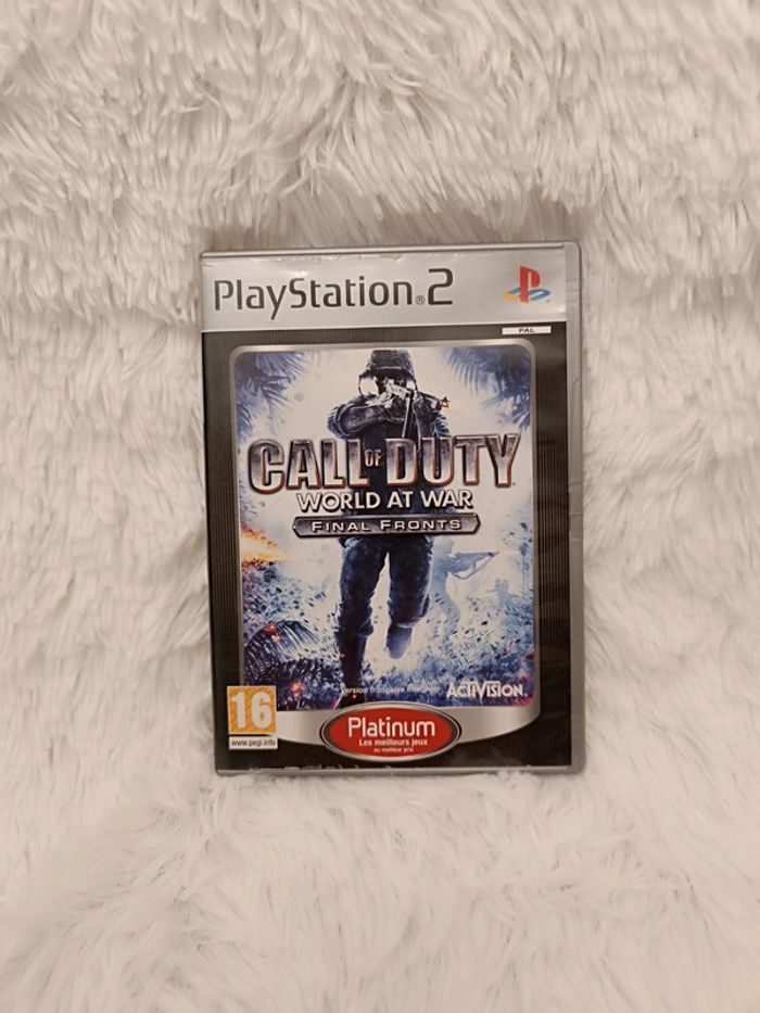 Jeu PS2 Call of duty World at war Final front _ Pegi 16 _ Activision _ Pal version