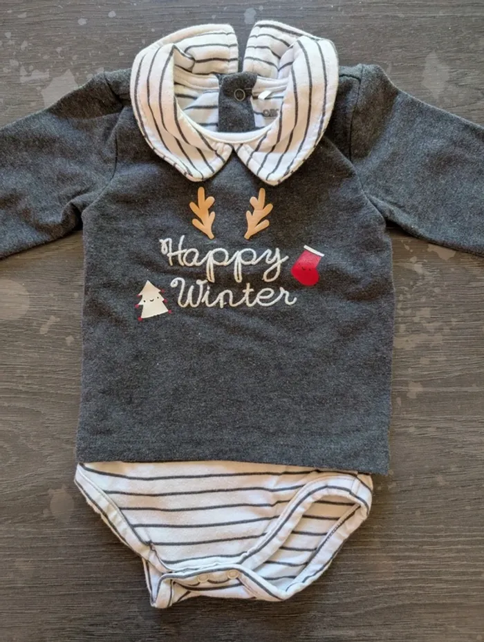 Ensemble habillé happy winter
