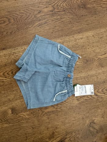 Short C&A jean dentelle blanche