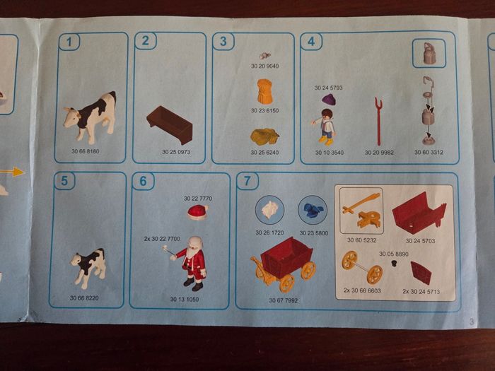 Playmobil calendrier de l'avent "la ferme de Noël " - photo numéro 6