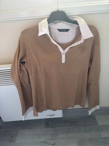 T-shirt beige chic Burton