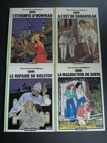 Lot de 4 bd stephane ceppi