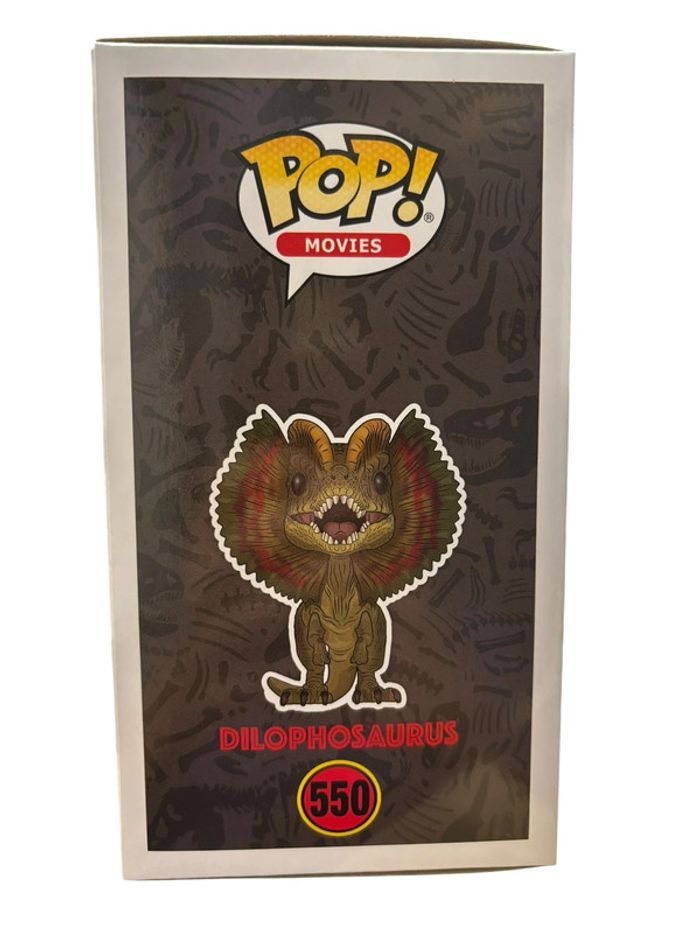 Figurine Funko Pop Jurassic Park 25th anniversary Dilophosaurus Red Spécial Édition 550 neuf - photo numéro 3